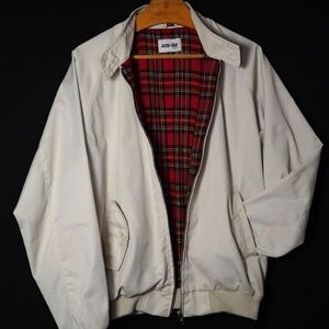 Jump the Gun Harrington Jacket - Made in UK - Sz. 40/Large - Tartan, Mod, & Rare